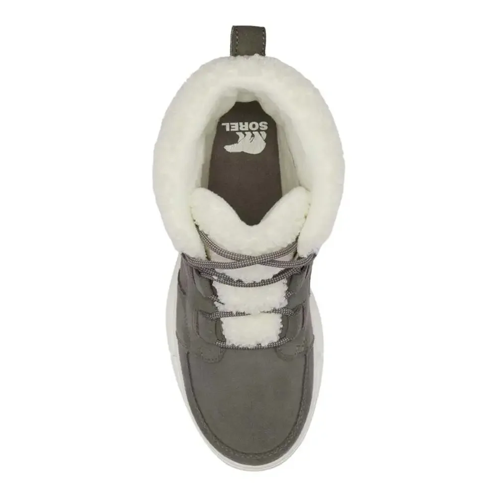 Sorel Women's Waterproof Winter Boots Grey Faux Fur Lined Size 5.5